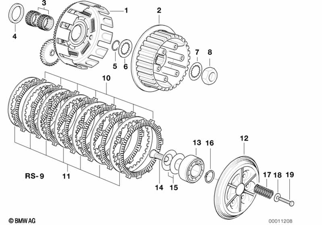 21212343165 - Clutch: Needle Cage - 25X29X13 for BMW-Motorrad Image