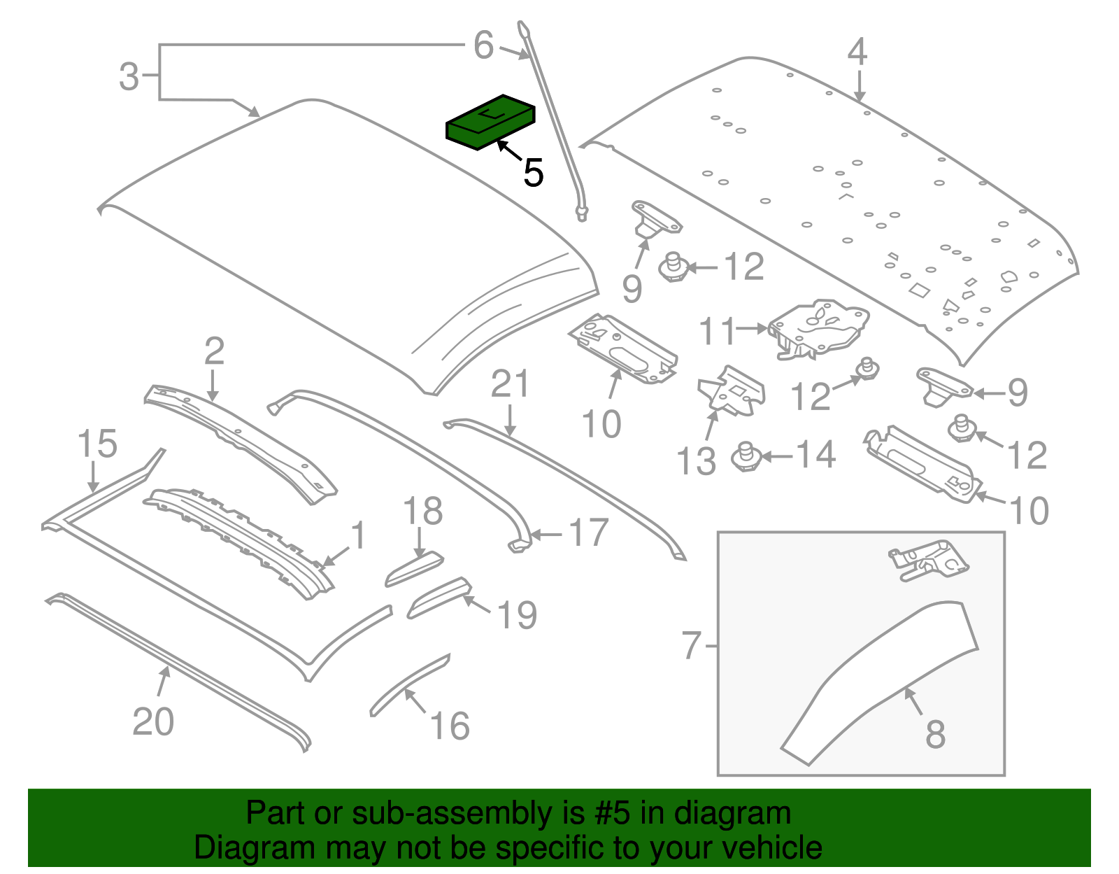 Roof Panel Adhesive Kit - Porsche (PAH-071-781-00)