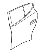 97053201203GRV - Body: Door Shell for Porsche: Panamera Image