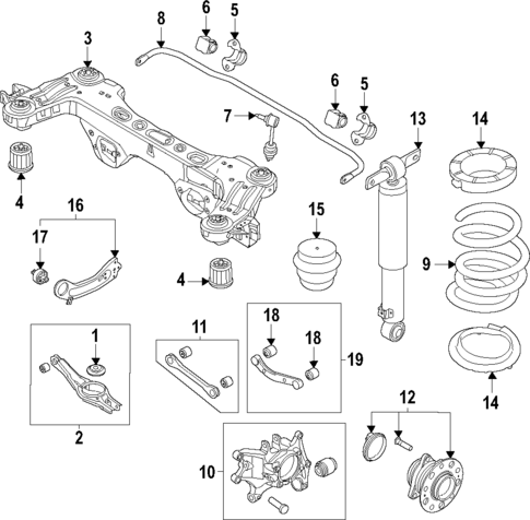 Rear Suspension for 2022 Kia Carnival #0
