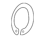 12788653 - Suspension: Retainer Ring for Saab Image