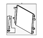 C2D26543 - HVAC: Condenser for Jaguar Image