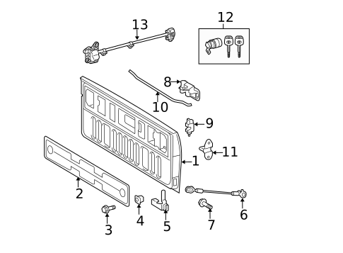 Tailgate for 2007 Toyota Tundra #0