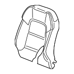 8P0881805BR1BF - Body: Seat Back Cover for Audi: A3, A3 Quattro Image