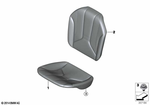 52207409982 - Seats: Seat Upholstery, Leather for BMW Image