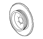 11231738620 - Engine: Vibration Damper for BMW: 323Ci, 323i, 323is, 325i, 325is, 328Ci, 328i, 328is, 525i, 525iT, 528i, M3, Z3 Image