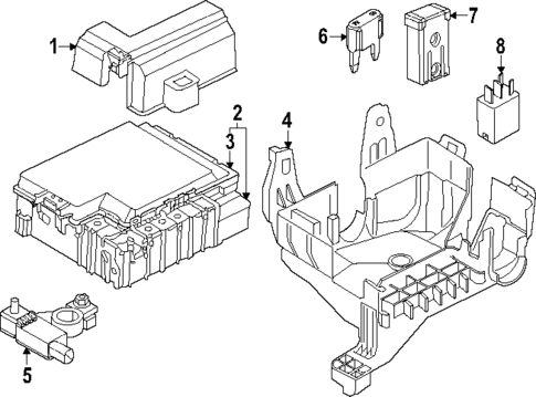 Fuse & Relay for 2024 Ford F-150 Lightning #0