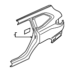 51439XC01A9P - Body: Quarter Panel for Subaru Image