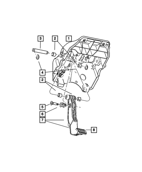 Clutch Pedals for 2007 Dodge Ram 3500 #1