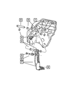 52010318AA - Clutch: Pedal Pivot Shaft for Dodge: Ram 1500, Ram 2500, Ram 3500 | Ram: 1500, 1500 Classic, 2500, 3500 Image