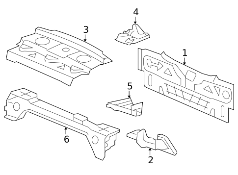 Rear Body for 2008 Saturn Aura #0