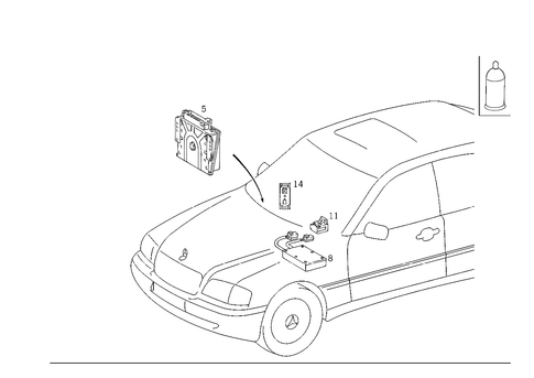 Additonal Parts for Gas Operation for 1998 Mercedes-Benz C230 #0