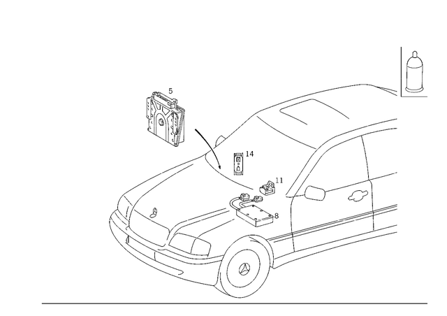 235454232 - Electrical Equipment and Instruments: Control Unit for Mercedes-Benz: C230 Image image