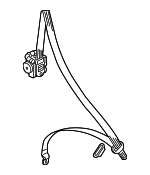 8S8857705HV04 - Electrical: Belt &amp; Retractor for Audi: TT Quattro, TT RS Quattro, TTS Quattro Image