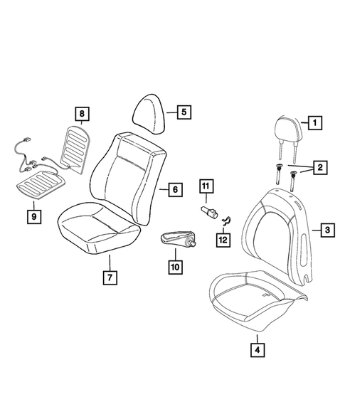 Front Seats - First Row for 2022 Ram ProMaster City #0