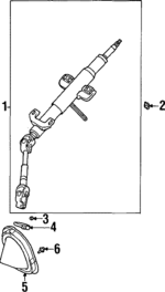 MR235037 - : Steering Column for Mitsubishi Image