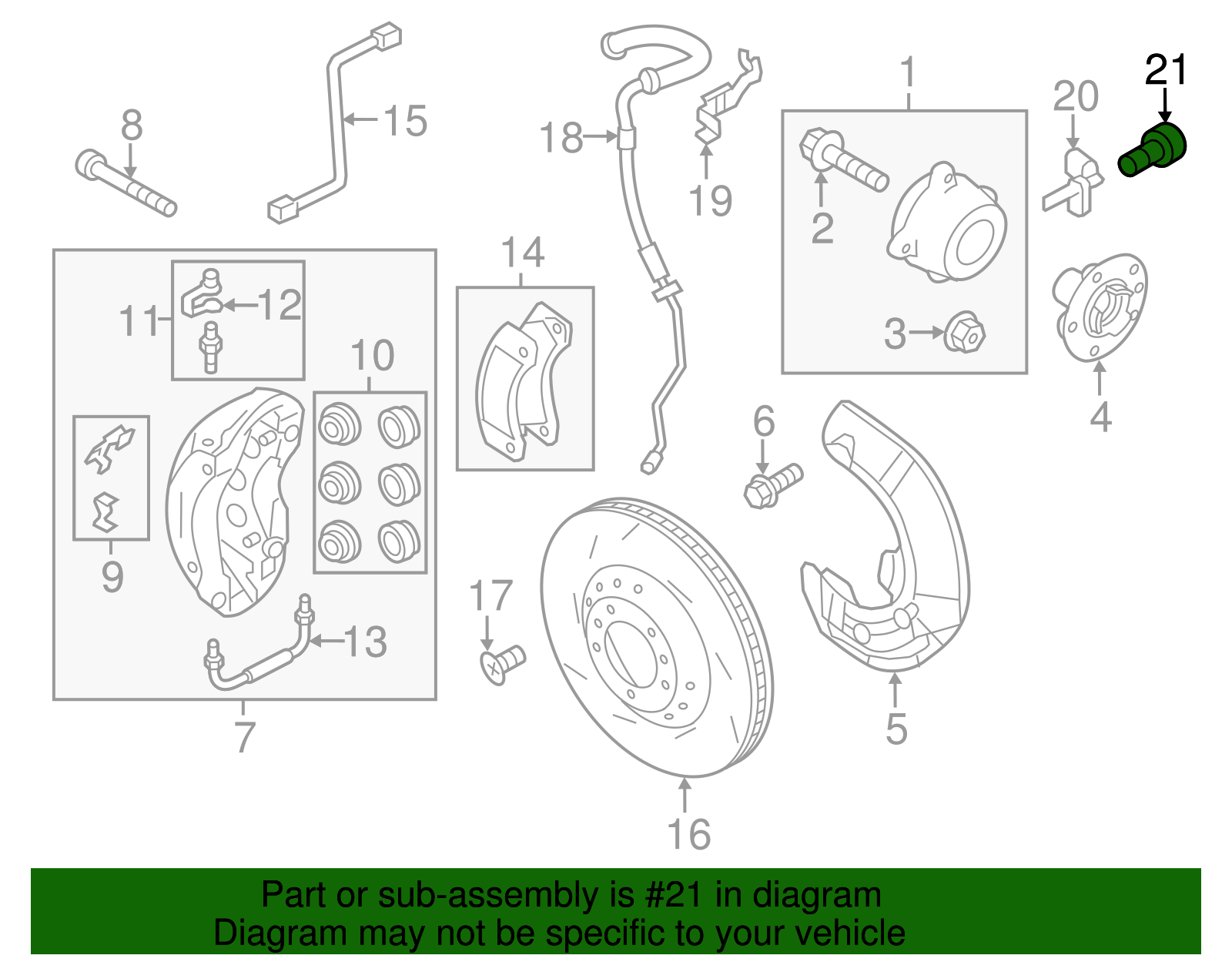ABS Wheel Speed Sensor Bolt - Porsche (N-014-740-11)