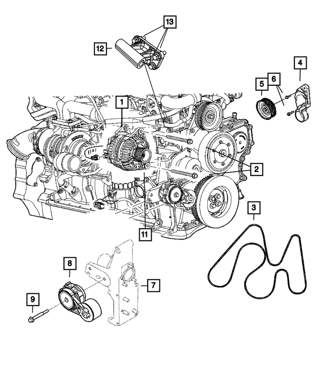 RL801311AD - Electrical: Engine Generator for Mopar Image image