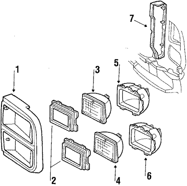 15596118 - Electrical: Headlamp Assembly Bezel for GM Image
