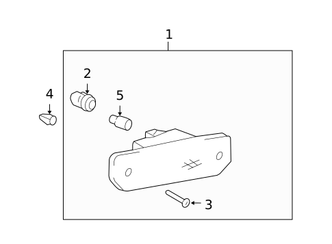 License Lamps for 2004 Hyundai XG350 #0