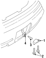 5976391 - Electrical: License Lamp for Chevrolet: Lumina, Monte Carlo Image