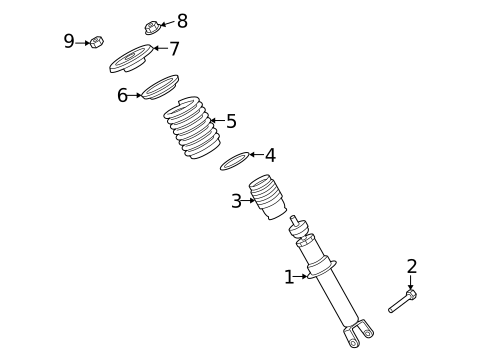 Shocks & Components for 2007 Jaguar XK #0
