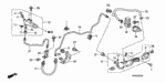 17713SA5003 - Chassis: CLAMP, FUEL VENT PIPE (BLACK) for Honda Image