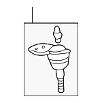 15743845 - Suspension: Lower Ball Joint for Chevrolet: Silverado 2500, Suburban 2500 | GMC: Sierra 2500, Yukon XL 2500 Image