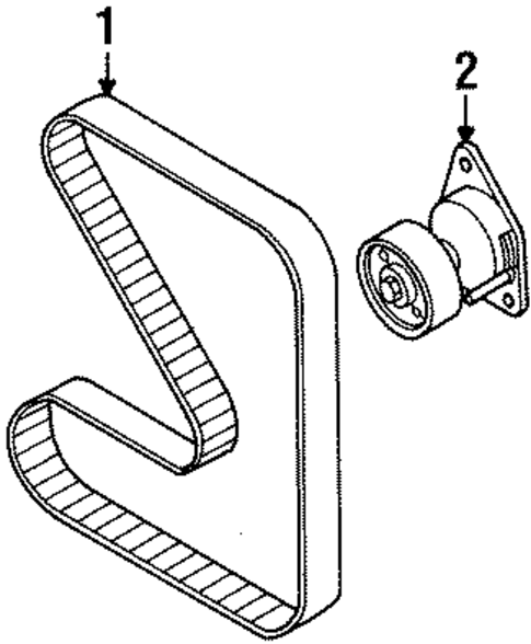 Belts & Pulleys for 2000 Isuzu Rodeo #0