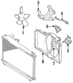 1691164010 - Cooling System: Blade for Toyota: Camry Image