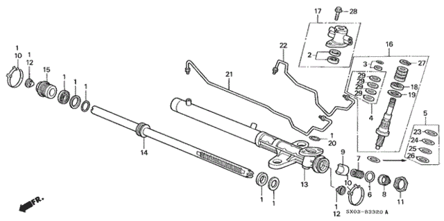 P.S. Gear Box Components for 1997 Honda Odyssey #0