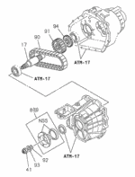 8971292450 - Transmission - Automatic: FLANGE, FR. OUTPUT for Acura Image