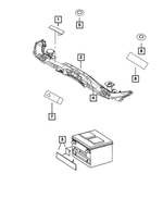 52014612AA - Labels: Coolant Warning Label for Mopar Image