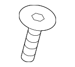 90120SV4000 - Body: Striker Bolt for Honda: Accord Crosstour, CR-Z, Crosstour, Element, Fit, Odyssey, Pilot Image