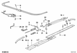 54121938397 - Sliding Roof / Folding Top: Guide Tube for BMW: 735i, 735iL, 740i, 740iL, 750iL Image image