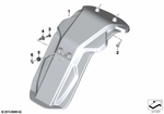 77318554509 - : Set Of Mudguards for BMW-Motorrad Image