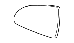 22698304 - Body: Mirror Glass for Chevrolet: Malibu | Pontiac: G6 Image