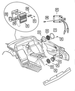 4848137 - : Amplifier Bracket for Mopar Image
