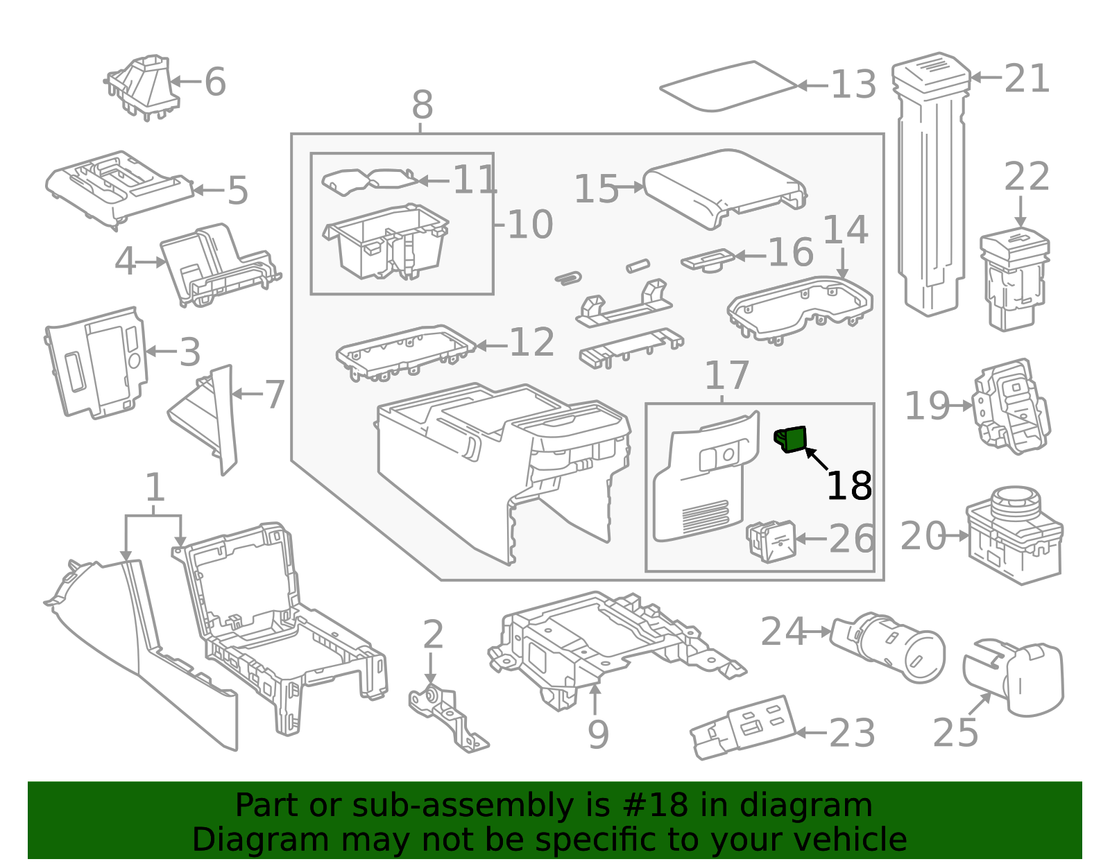 2024-2026 Toyota Tacoma End Panel Hole Plug 55539-AK010 | Toyota