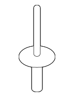 51777171004 - Body: Wheel Flare Rivet for BMW Image