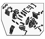 97205G3270 - : AC &amp; Heater Assembly for Hyundai Image