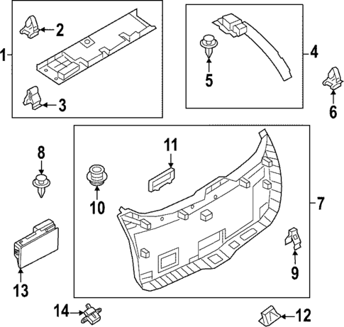 Interior Trim for 2023 Mazda CX-50 #0