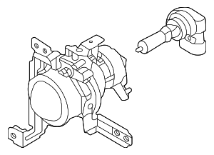 92201J9500 - : Fog Lamp Assembly for Hyundai Image