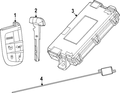 Keyless Entry Components for 2025 Ram ProMaster EV #0
