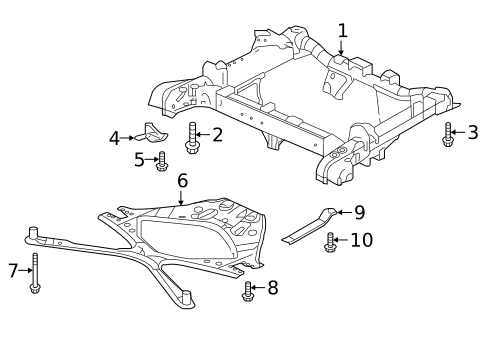 Suspension Mounting for 2020 Honda Clarity #1