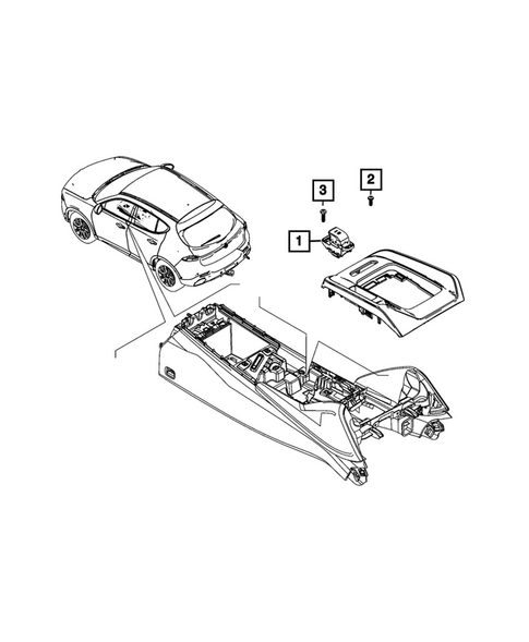 Parking Brake Level, Cables, and Rear Disc Park Brake Assembly for 2026 Alfa Romeo Tonale #0