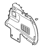 6473048170C0 - Body: Side Trim Panel for Lexus: RX350L, RX450hL Image