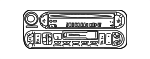 56038567AH - Body: Radio Control Unit for Chrysler: Concorde, Sebring, Town &amp; Country, Voyager | Dodge: Caravan, Dakota, Durango, Grand Caravan, Neon, Stratus Image