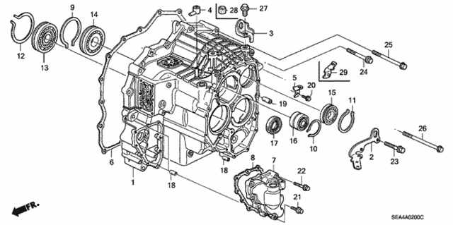 AT Transmission Case for 2005 Acura TSX #0