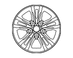 52910F2200 - : Wheel, Alloy for Hyundai Image